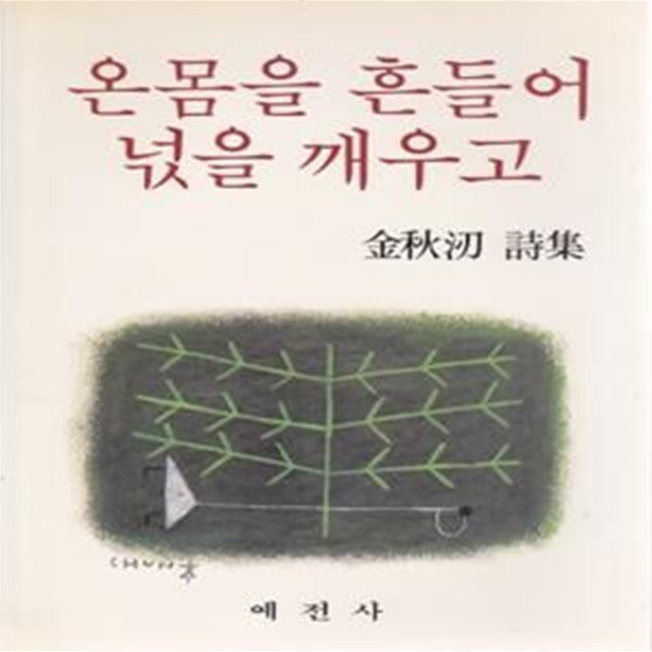 온몸을 흔들어 넋을 깨우고 (1986년 예전사 초판, 저자서명본, 김추인 제1시집) 