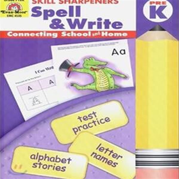 Evan Moor Spell &amp; Write Pre K (Paperback+ CD) (Prek)