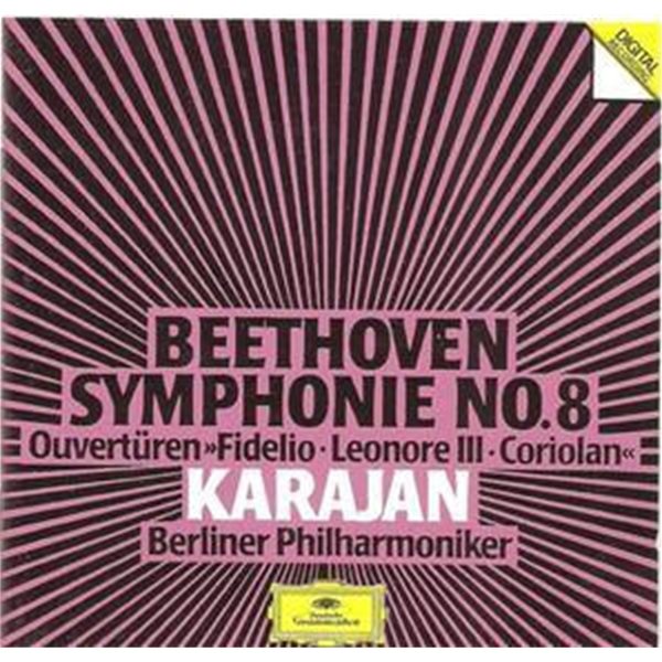 Herbert von Karajan / Beethoven : Symphony No.8, 3 Overtures (수입/4155072)