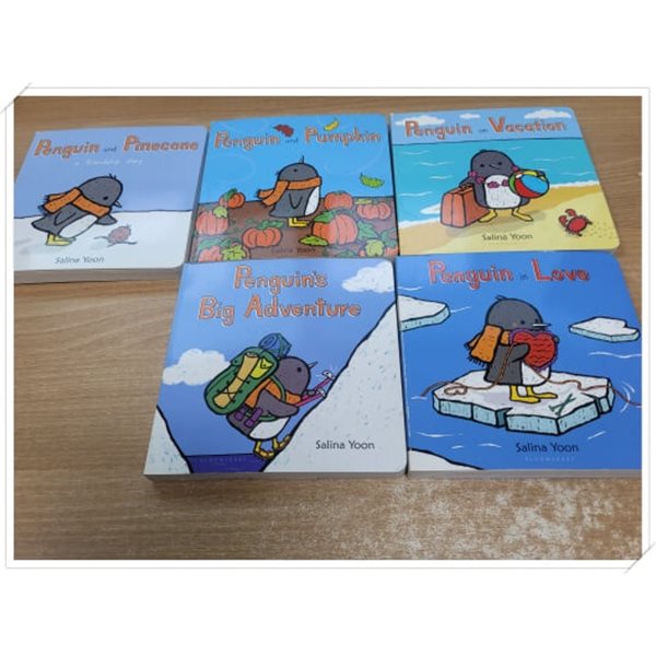 Salina Yoon Penguin 시리즈 5권.1 Penguin on Vacation,2 Penguin and ..지은이 Salina Yoon,출판사 Bloomsbury USA.