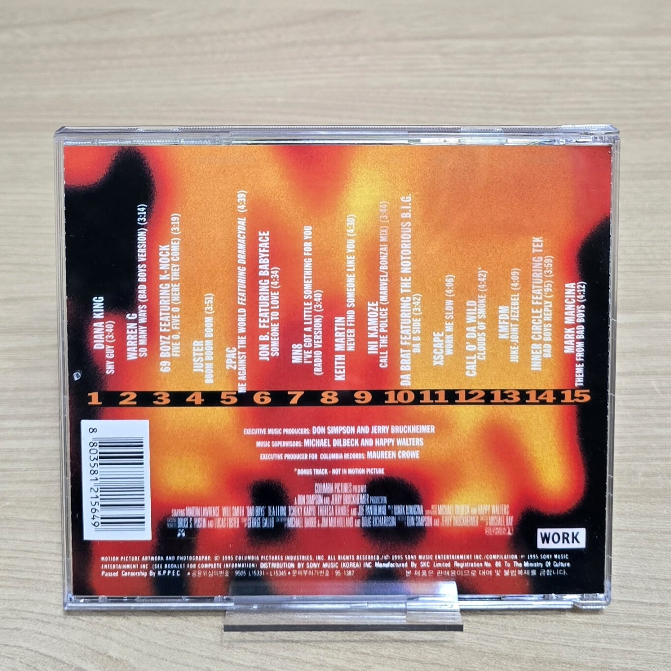 영화 나쁜 녀석들 BAD BOYS OST (윌 스미스, 마틴 로렌스)