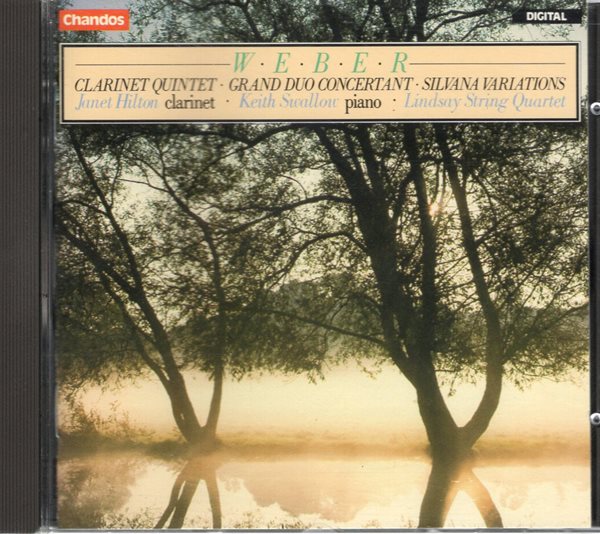 [수입] Weber - Clarinet Quintet Op.34, Grand Duo Concertant Op.48 / Lindsay String Quartet