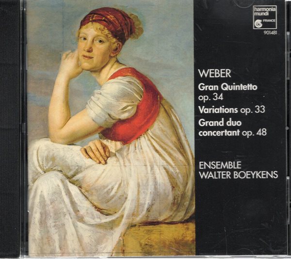 [수입] Weber Gran Quintetto op.34 / Grand duo concertant op.48 - Ensemble Walter Boeykens