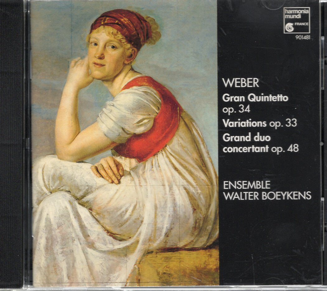 [수입] Weber Gran Quintetto op.34 / Grand duo concertant op.48 - Ensemble Walter Boeykens