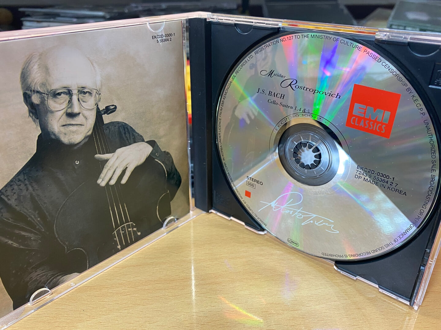 므스티슬라프 로스트로포비치 - Rostropovich - Bach Cello-Suiten 2Cds