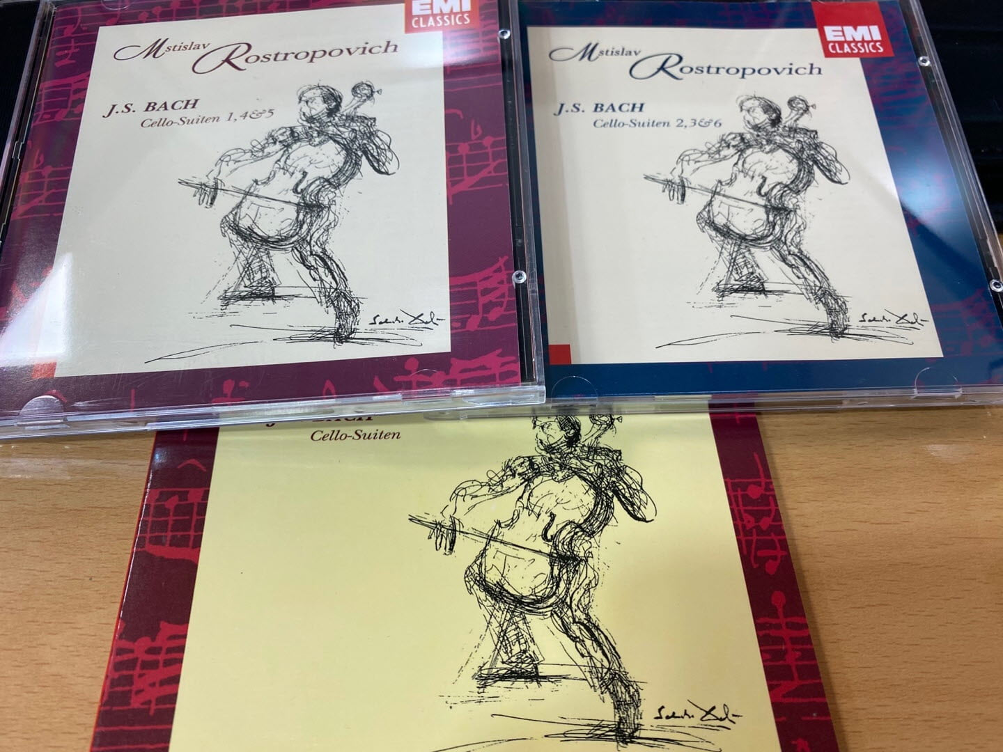 므스티슬라프 로스트로포비치 - Rostropovich - Bach Cello-Suiten 2Cds