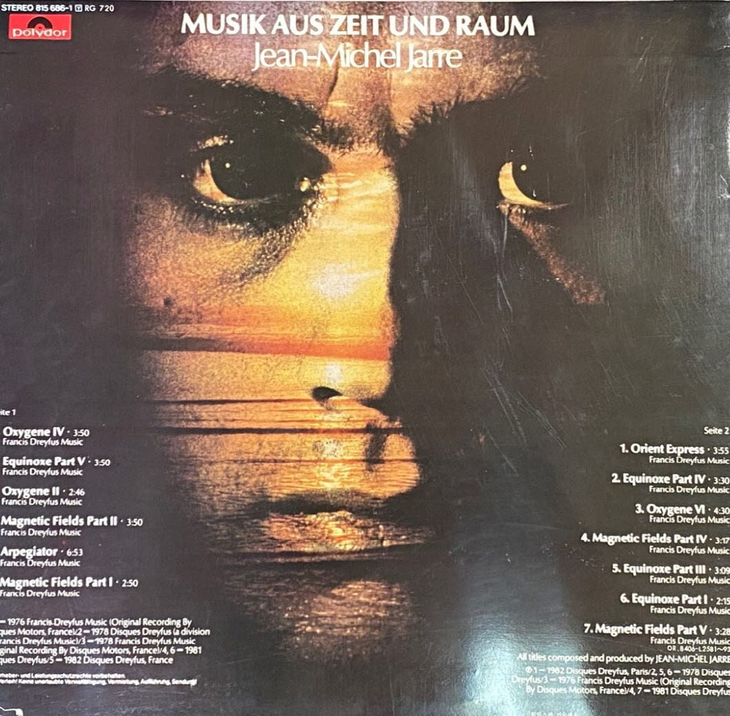 [LP] 장 미셸 자르 - Jean Michel Jarre - Musik Aus Zeit und Raum LP [성음-라이센스반]