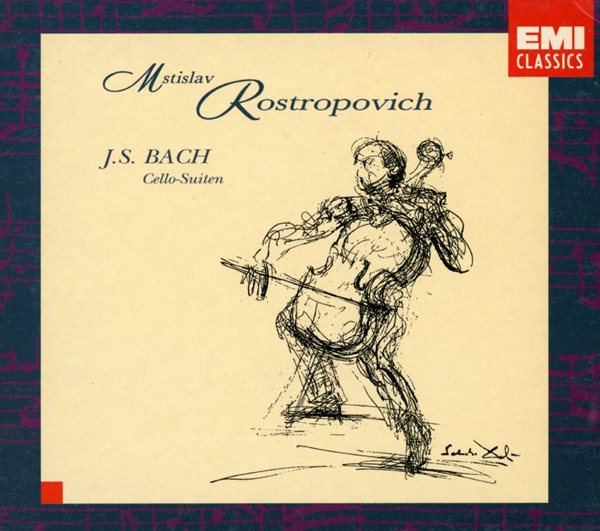 므스티슬라프 로스트로포비치 - Rostropovich - Bach Cello-Suiten 2Cds