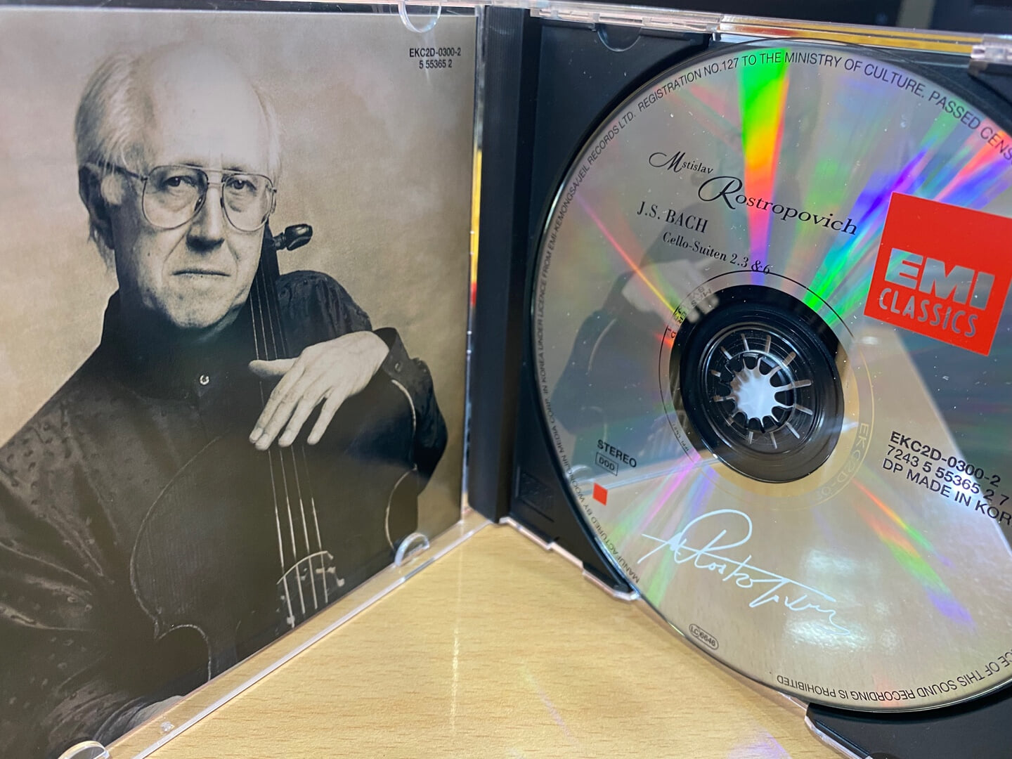 므스티슬라프 로스트로포비치 - Rostropovich - Bach Cello-Suiten 2Cds