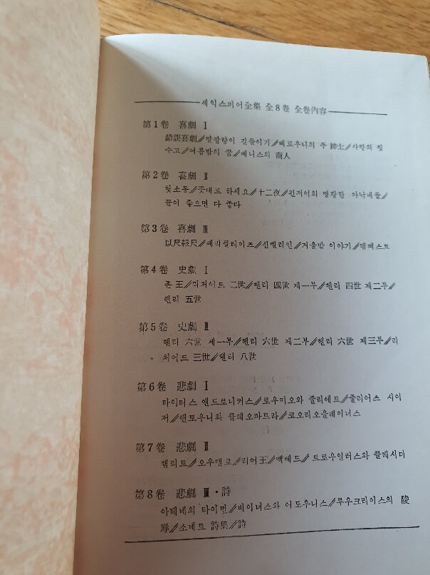 세익스피어전집중8권 비극3 시