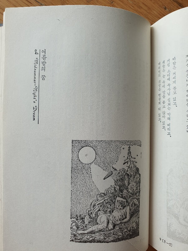 세익스피어 전집중 희극1 1972년판