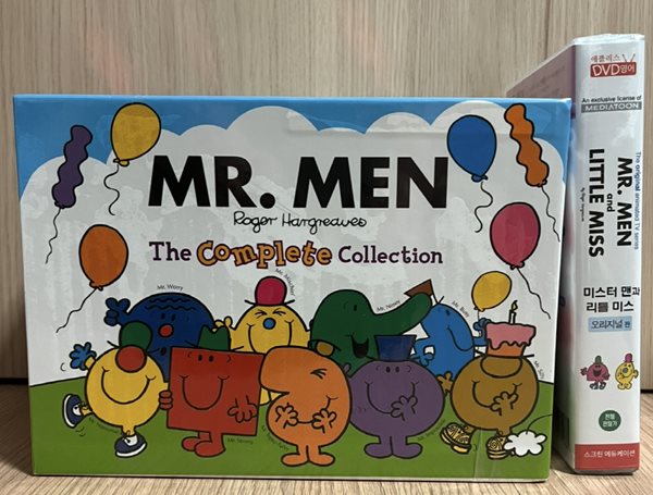 Mr.Men 미스터맨 50권+Mr.Men &amp; Little Miss DVD 8종 Set : EQ의 천재들 영문판