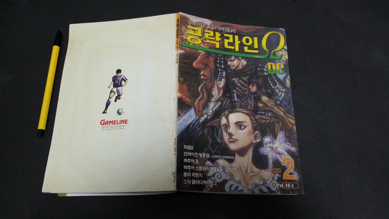 게임매거진 공략라인 OMEGA 2000년 2월호 ,,, 비디오게임 퍼펙트 공략 전문지 