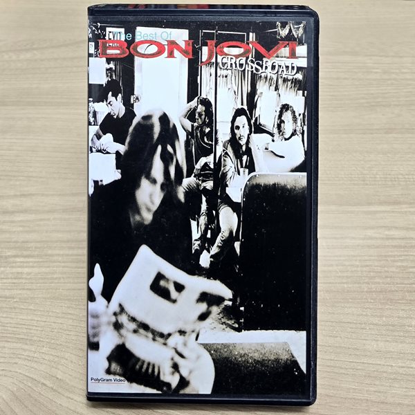 (희귀 / VHS 비디오테이프 / 일본반 초판) BON JOVI 본조비 - Cross Road (The Best Of Bon Jovi