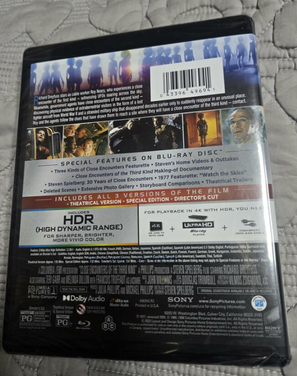 미지와의 조우 40주년 기념판 (3Disc 4K UHD) : 블루레이