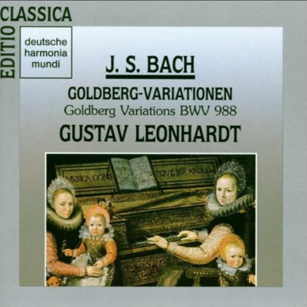 Bach - 골드베르크 변주곡 BWV 988  - 레온하르트 (Gustav Leonhardt) (독일발매)