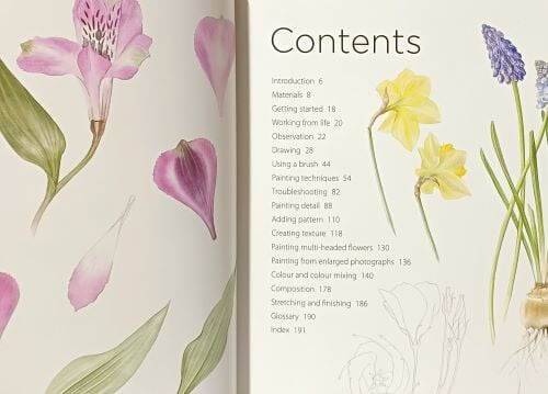 BOTANICAL PAINTING IN WATERCOLOUR(빌리 쇼웰의 수채화 식물화) -2017년,영어판- 235/257, 192쪽,하드커버-미사용 최상급-