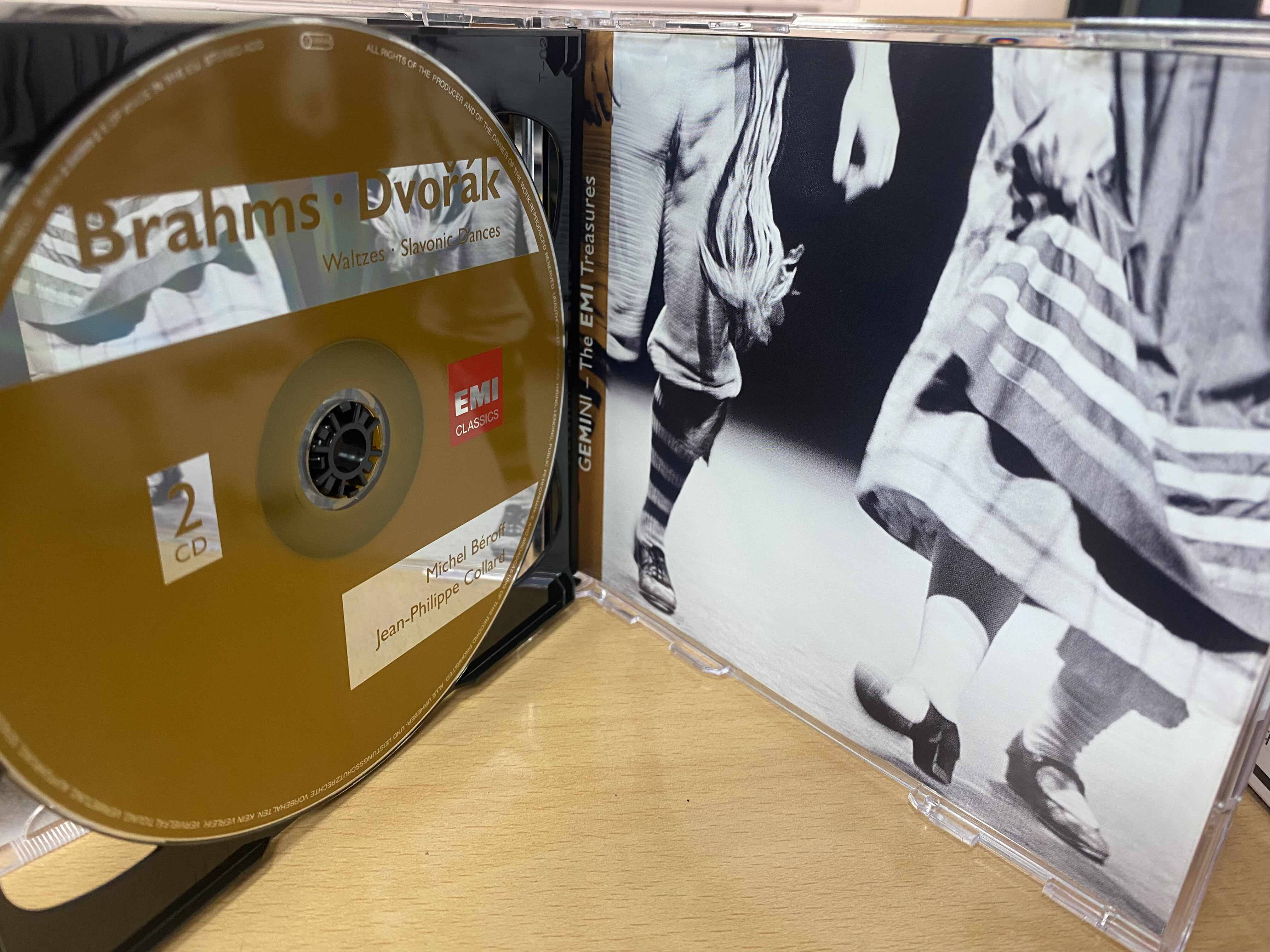 미셸 베로프 - Michel Beroff - Brahms Dvorak Hungarian Dances Slavonic Dances 2Cds [E.U발매]