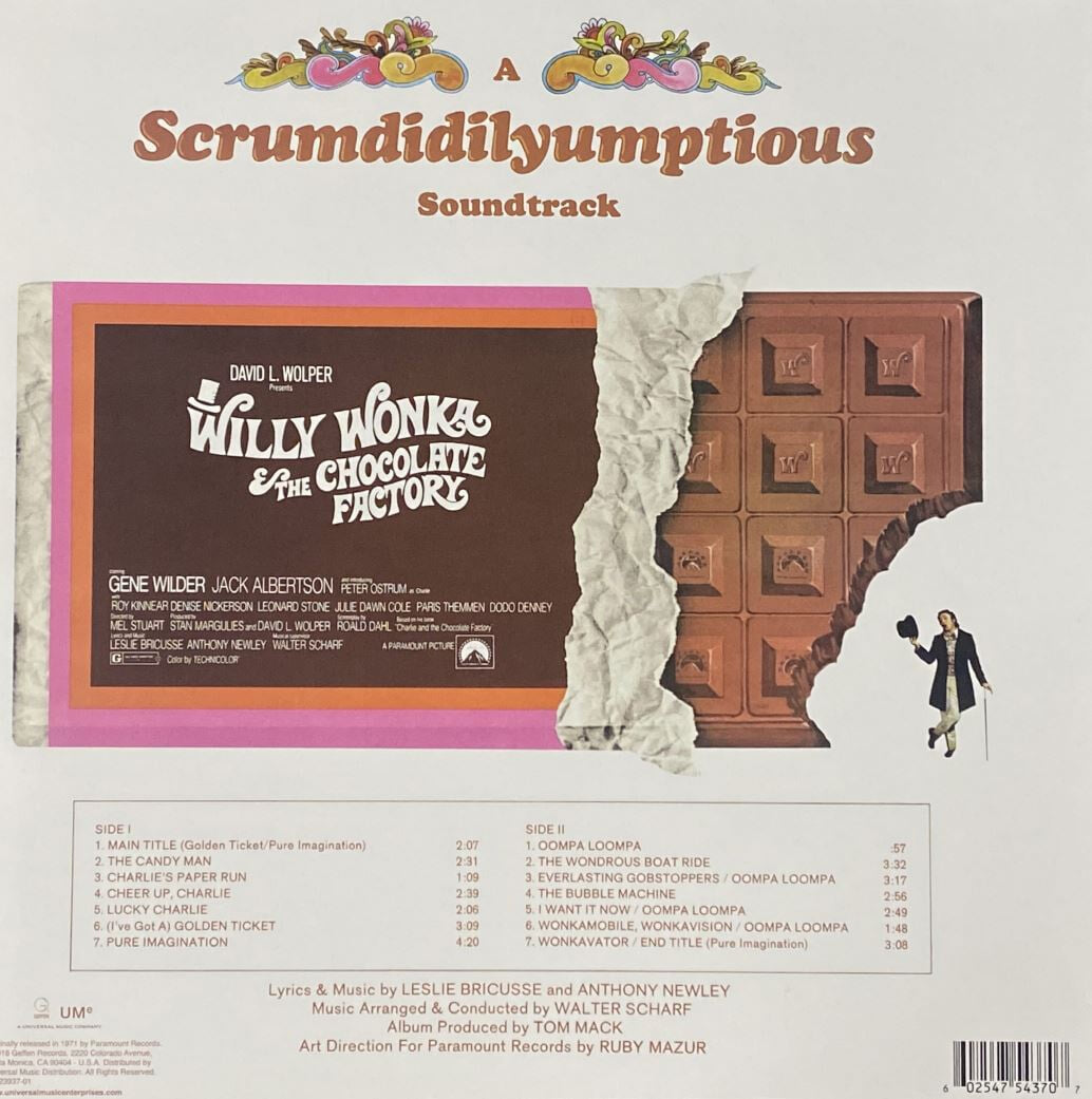 [LP] 초콜릿 천국 - Willy Wonka & The Chocolate Factory LP [2016] [골드] [U.S반]