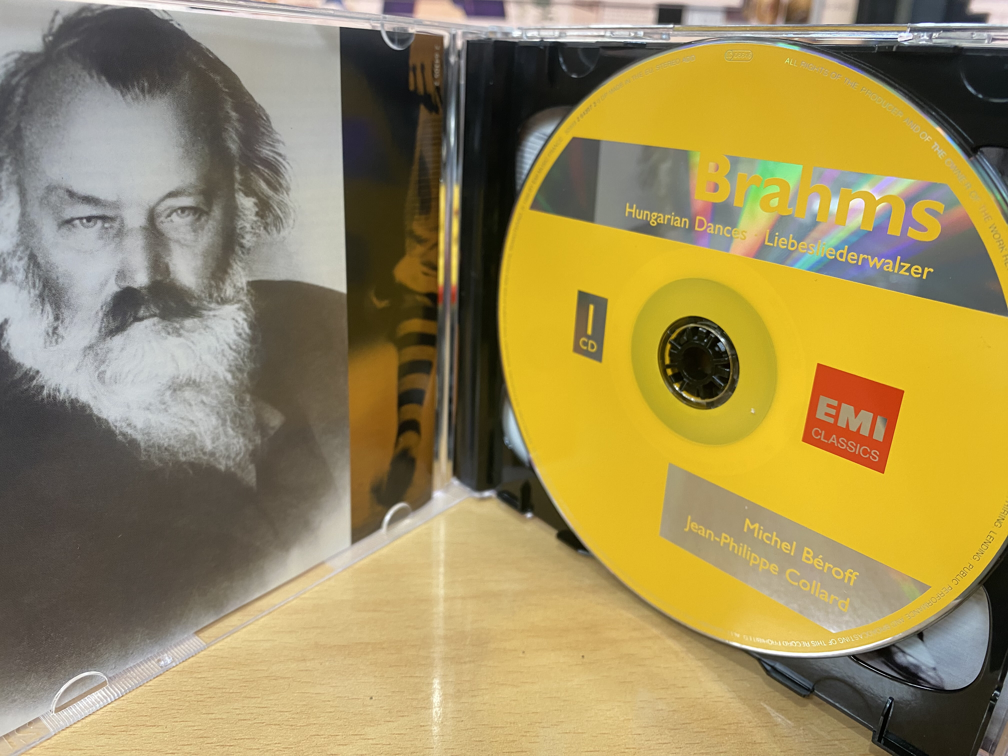 미셸 베로프 - Michel Beroff - Brahms Dvorak Hungarian Dances Slavonic Dances 2Cds [E.U발매]