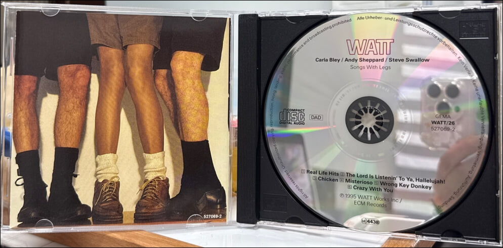 칼라 블레이 (Carla Bley), 앤디 셰퍼드 (Andy Sheppard) - Songs With Legs(독일발매)