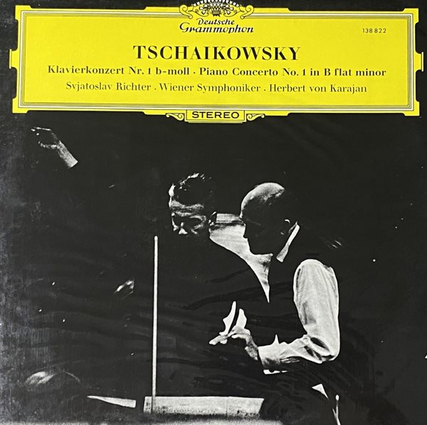 [LP] 리히터,카라얀 - Richter,Karajan - Tchaikovsky Piano Concerto No.1 LP [미개봉] [성음-라이센스반]